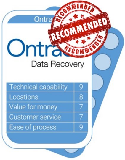 Ontrack data recovery review recommended image